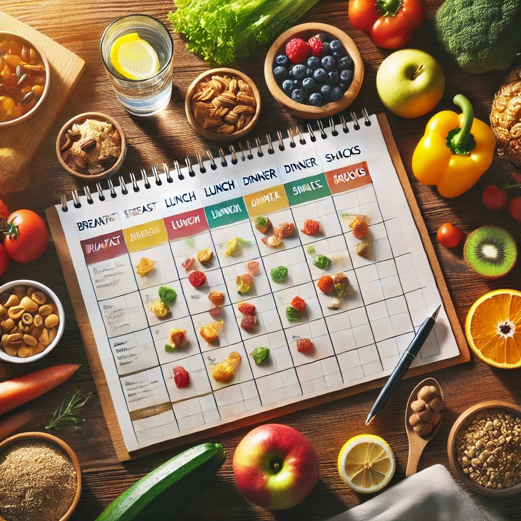 Come organizzare un menu settimanale sano