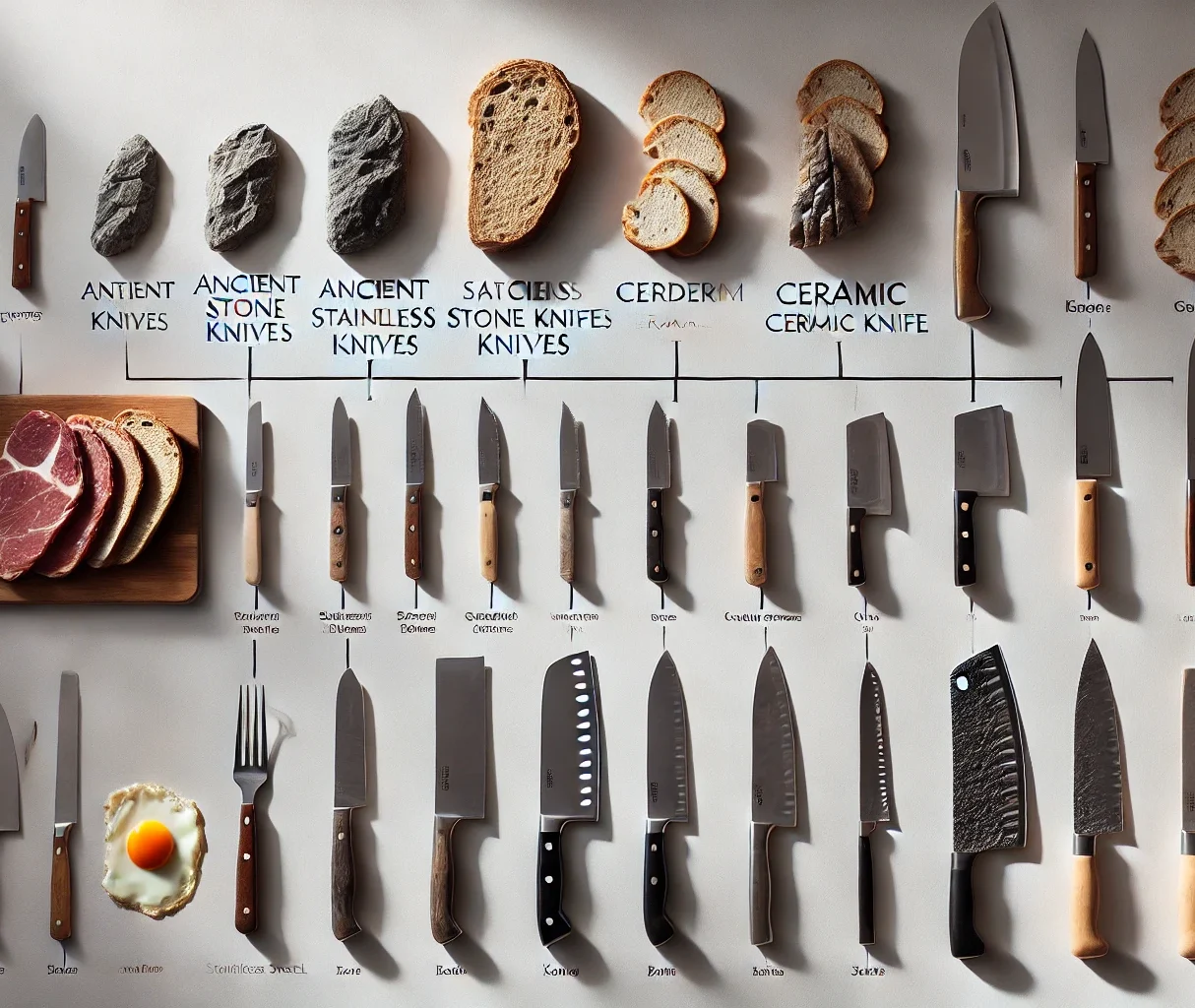 La storia e l’evoluzione del coltello da cucina