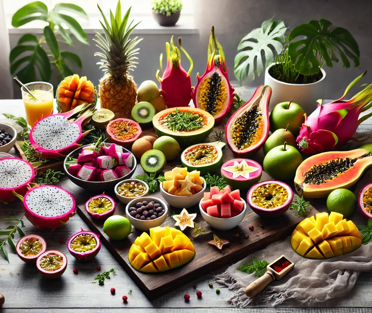 Frutta esotica benefici e usi in cucina