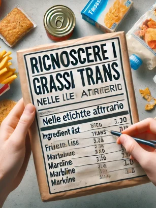 Come riconoscere i grassi trans nelle etichette alimentari