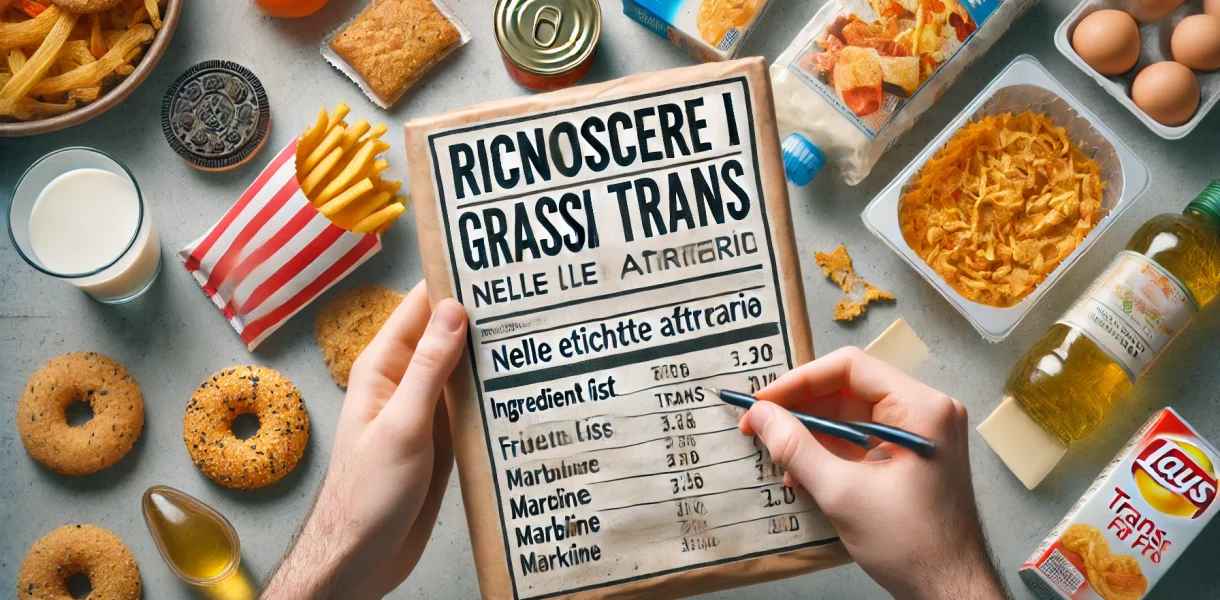 Come riconoscere i grassi trans nelle etichette alimentari