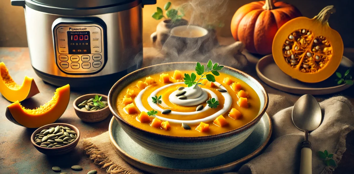 crema di zucca ungherese e zenzero