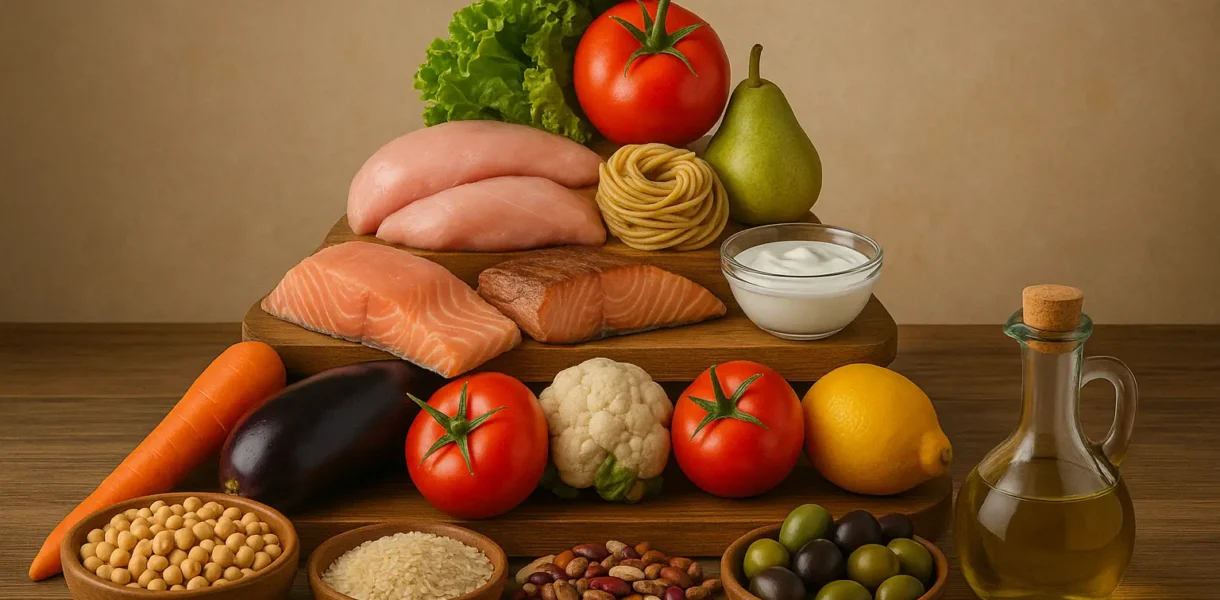 La piramide alimentare mediterranea